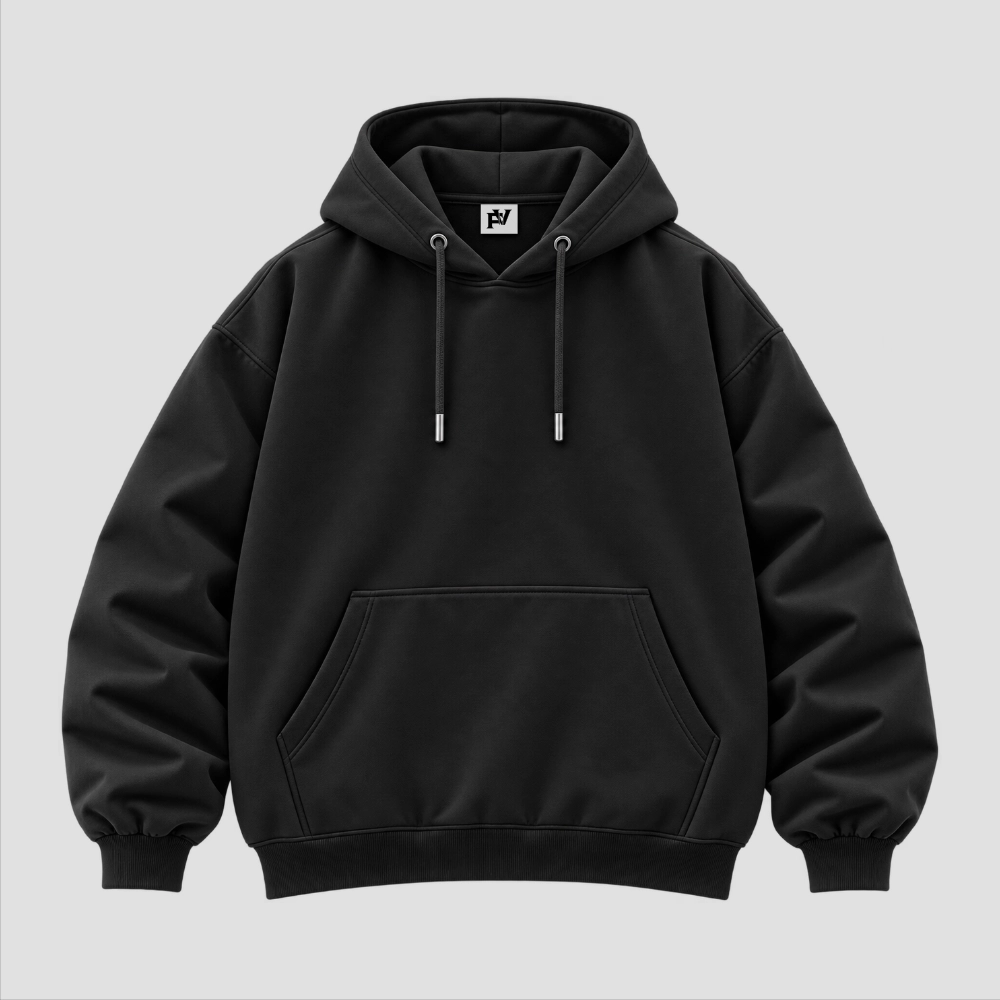 Áo Hoodie đen FOVA Áo Hoodie đen FOVA